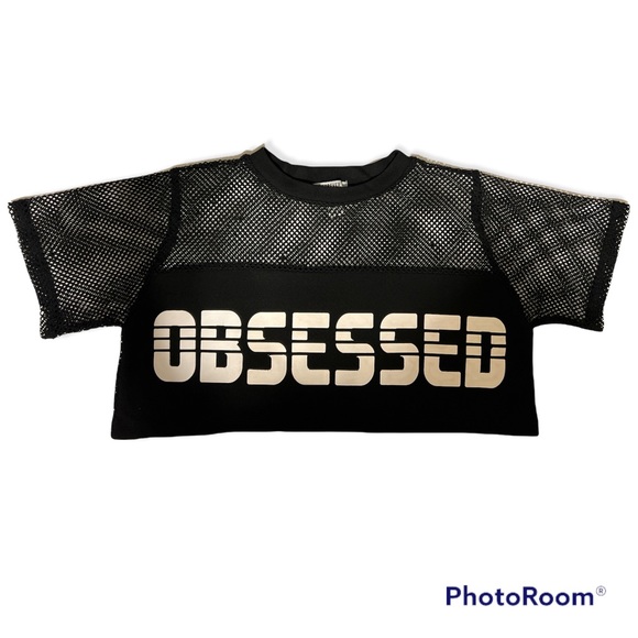 Obsessed Mesh Crop Top - Picture 3 of 8